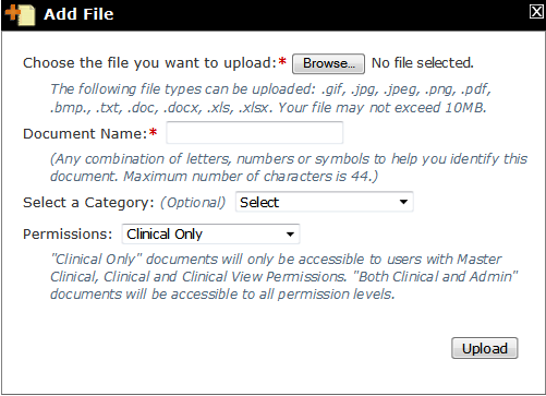 Add File Form